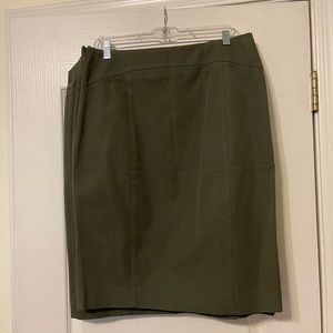 Banana Republic Olive Green Skirt